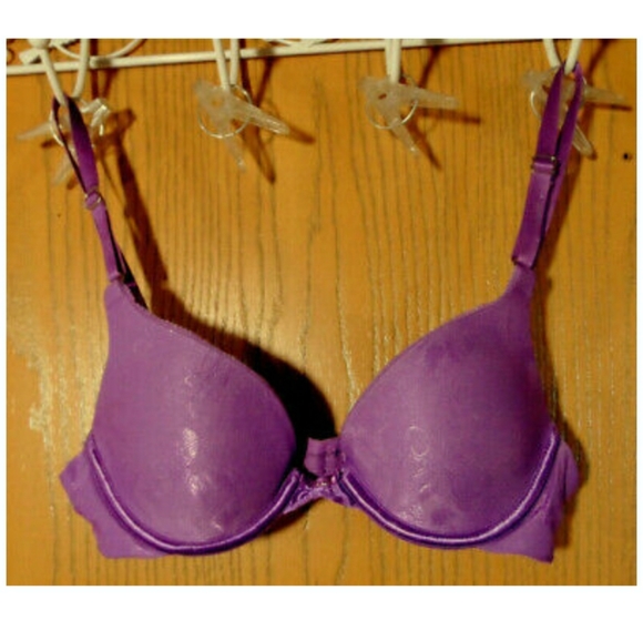 LILY OF FRANCE Ego Boost Bra 32A Purple OR Gray - Picture 2 of 12